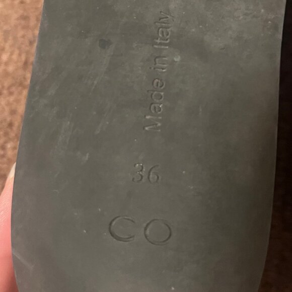 Co - Studded Platform Slide Mules in Brown - Picture 9 of 9